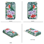2 Piece Set - Tropical Pattern Tote Bag and Crossbody Bag