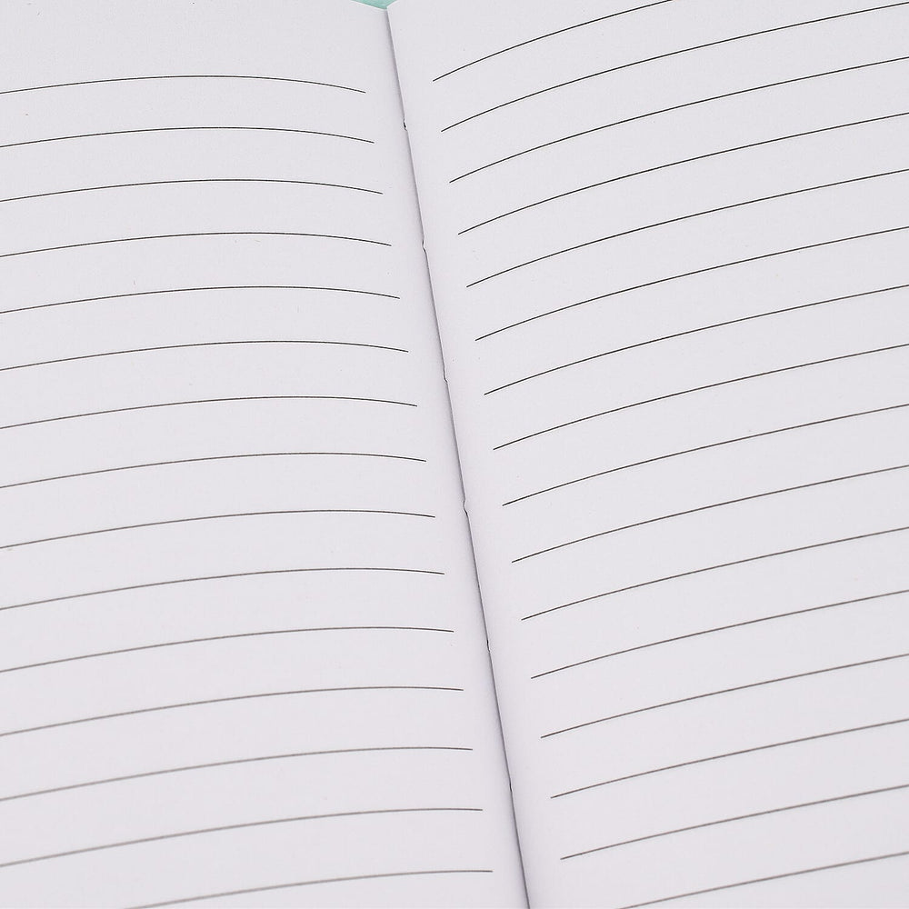 Fluffy Cover 3D Cat Pattern Notebook (80 Pages) - Light Blue