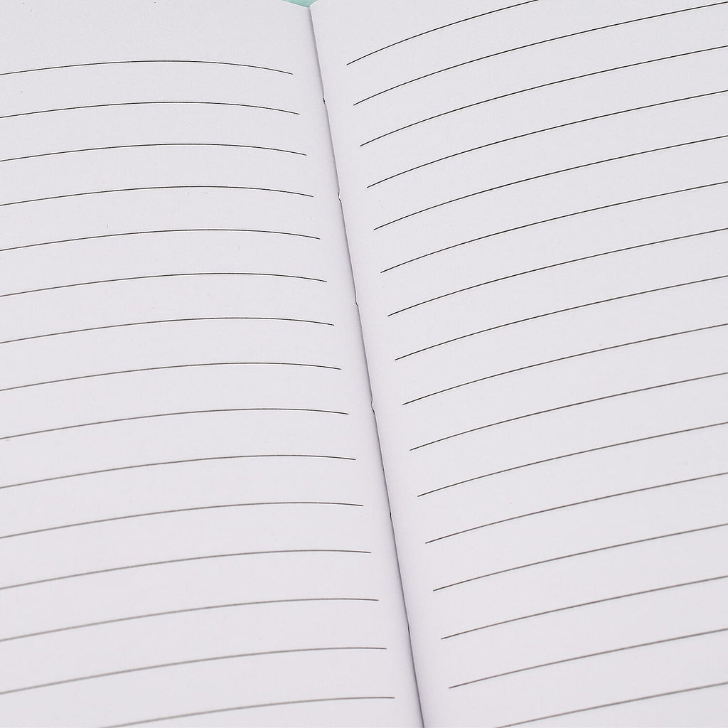 Fluffy Cover 3D Cat Pattern Notebook (80 Pages) - Light Blue