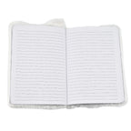Fluffy Cover 3D Rabbit Pattern Notebook (80 Pages) - Pink