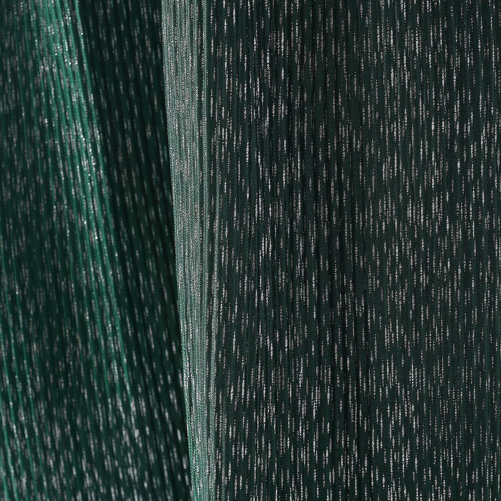 Pleated Jumpsuit with Metallic Detail & Elasticated Waist (Size L)  - Green