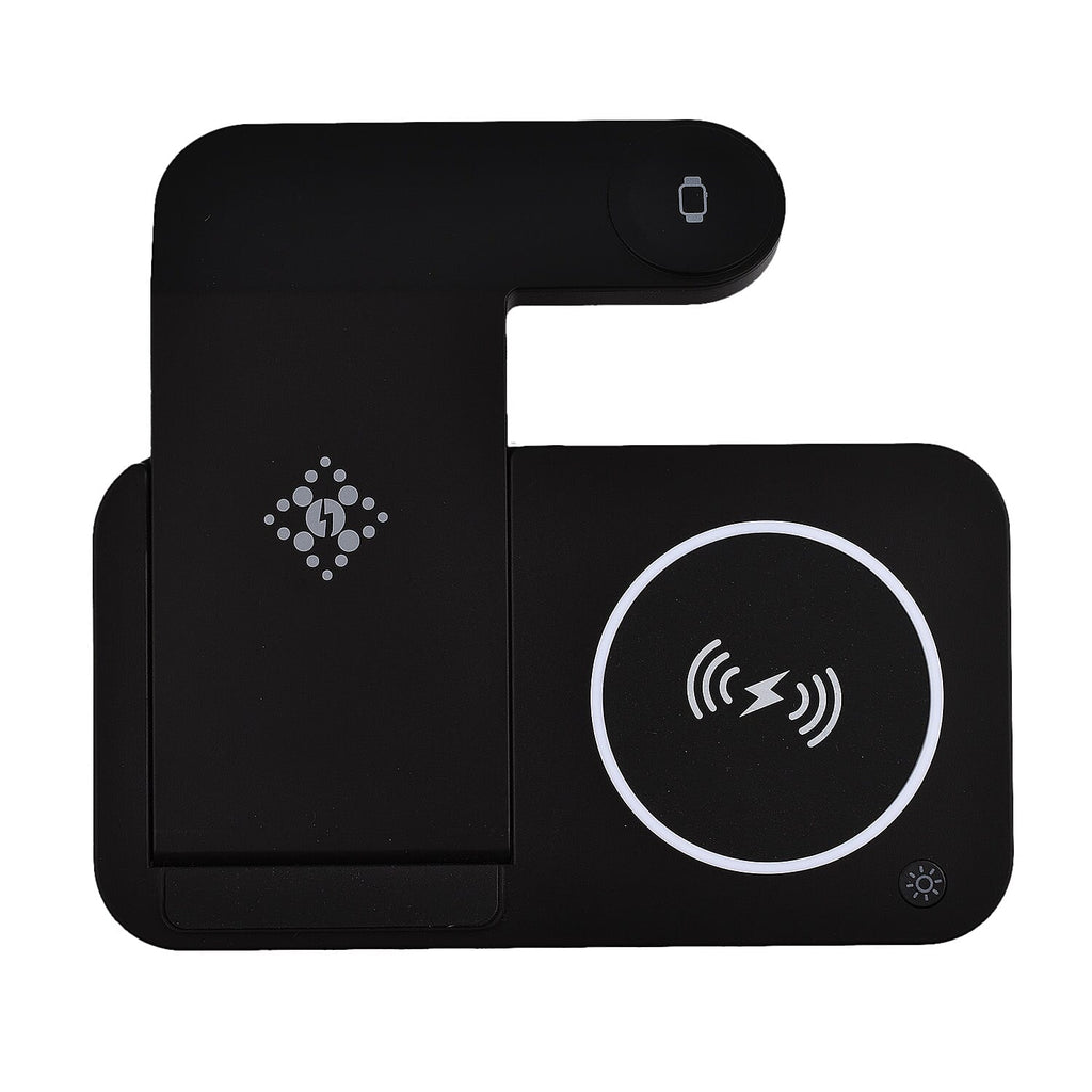 Foldable 4 in 1 Wireless Charger - Black