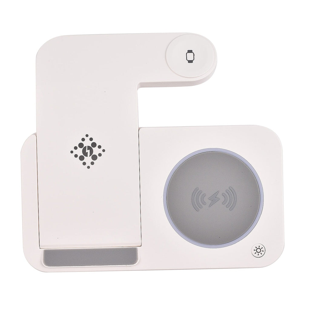 Foldable 4 in 1 Wireless Charger - White