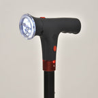 NEW ARRIVAL - Foldable Smart Walking Cane with LED Light (2 AAA battery not incld) -  34-38 in Black
