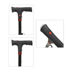 NEW ARRIVAL - Foldable Smart Walking Cane with LED Light (2 AAA battery not incld) -  34-38 in Black