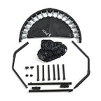 Foldable Trampoline (With Adjustable Handle Size) Maximum Weight Capacity 150kg- Black