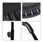 Foldable Trampoline (With Adjustable Handle Size) Maximum Weight Capacity 150kg- Black