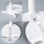 Portable & Adjustable Fan with Mist, Rechargeable Battery and Four Wind Speed Settings (Folded Size 20x11cm; Adjustable up to 85cm)