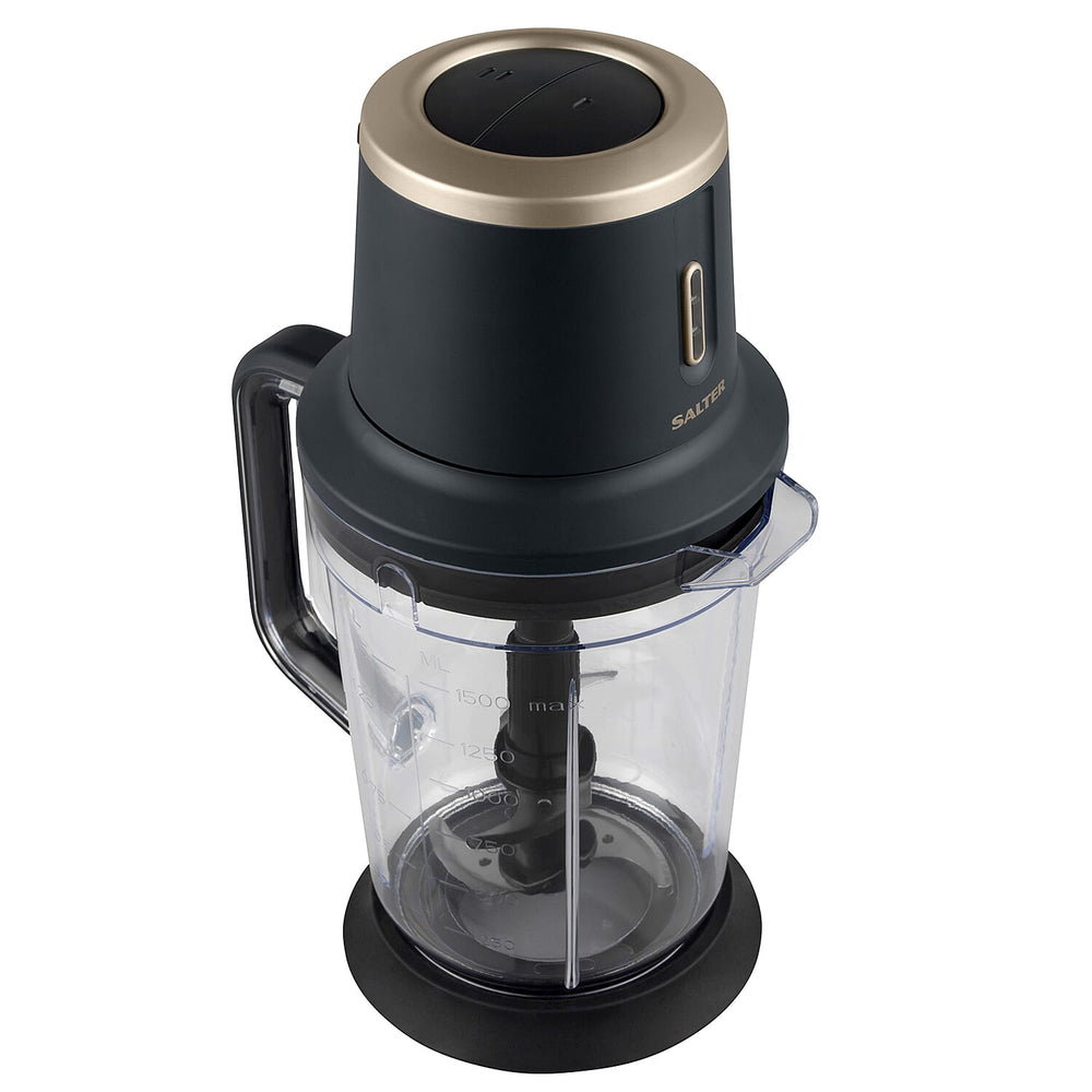 SALTER Cordless Food Processor and Blender - Grey