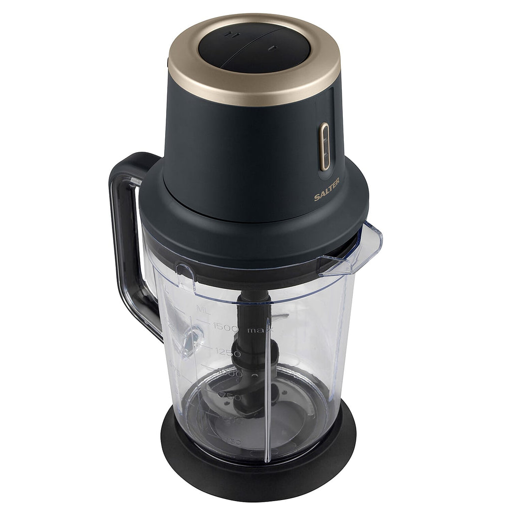 SALTER Cordless Food Processor and Blender - Grey