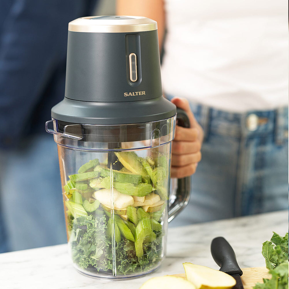 SALTER Cordless Food Processor and Blender - Grey