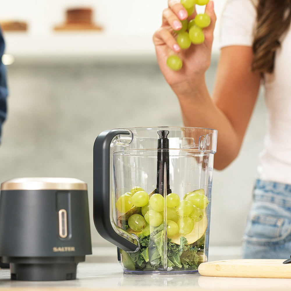 SALTER Cordless Food Processor and Blender - Grey