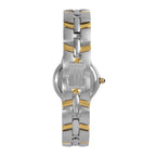 Krug Baumen Regatta 3ATM WR 4 Diamond White Dial Ladies Watch with Silver - Gold Colour Strap