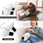 Soulsmart Rechargeable Cordless Knee Joint Massager with Heating, Air Pressure, Vibration & Electrotherapy Function