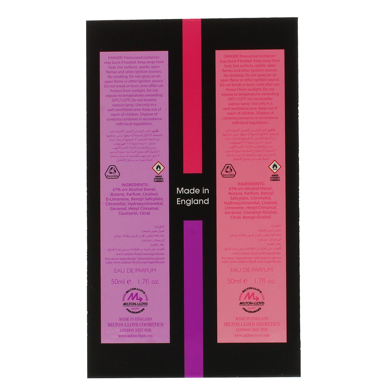 Perfumers Choice Ladies EDP- Set of Two  (50ml Valerie and 50ml Sofia)
