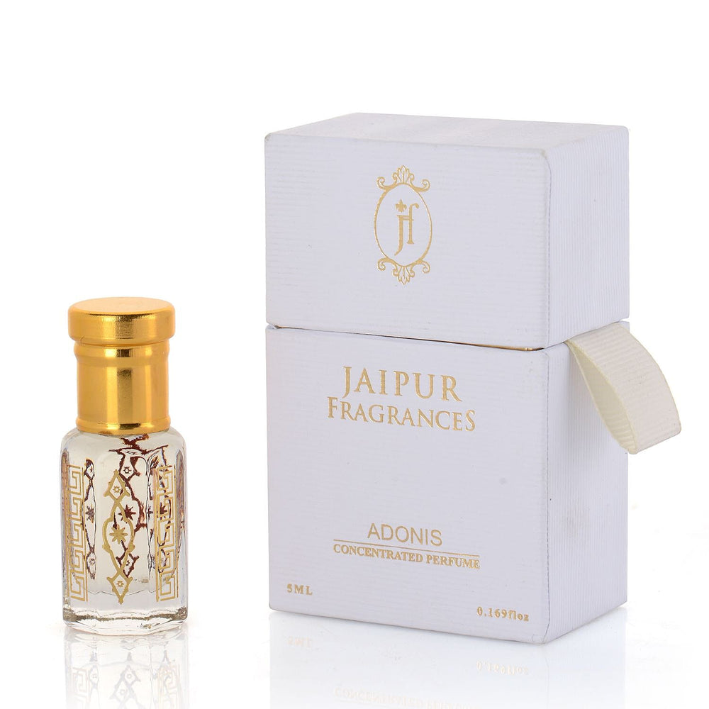 Jaipur Fragrance- 100% Natural Concentrated Perfume - 5ml (Adonis)