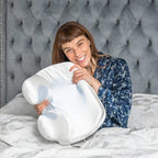 Fresh Face Silk Pillowcase for Healthy Hair and Skin - White