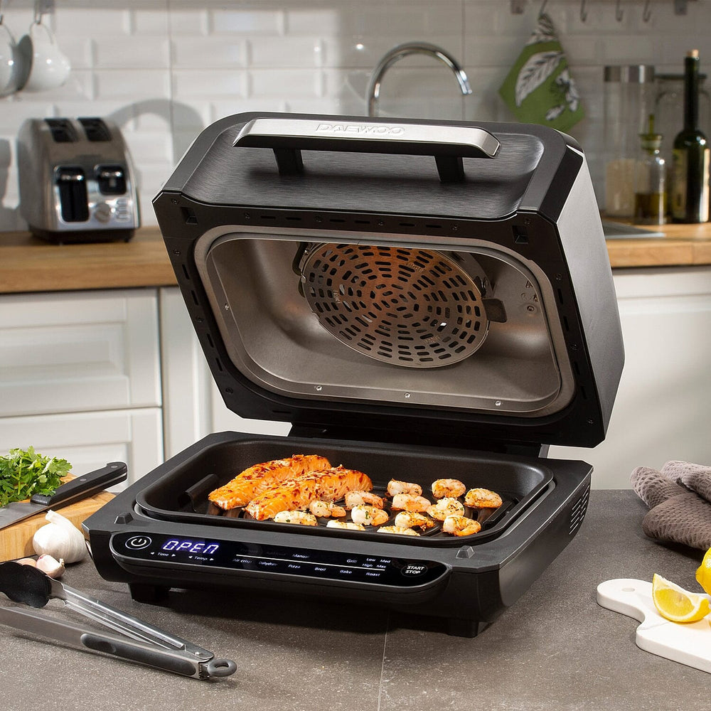8 in 1 Multi Functional Health Grill and Air Fryer (1700W) - Black
