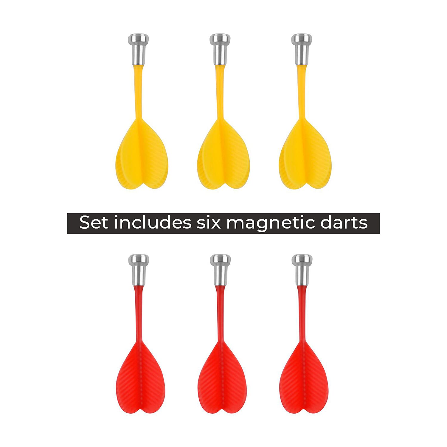 FunTime Magnetic Dartboard with 6pcs Magnetic Darts - Multi