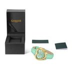 GAMAGES OF LONDON Ladies Heartfelt Diamond in Gold Blue