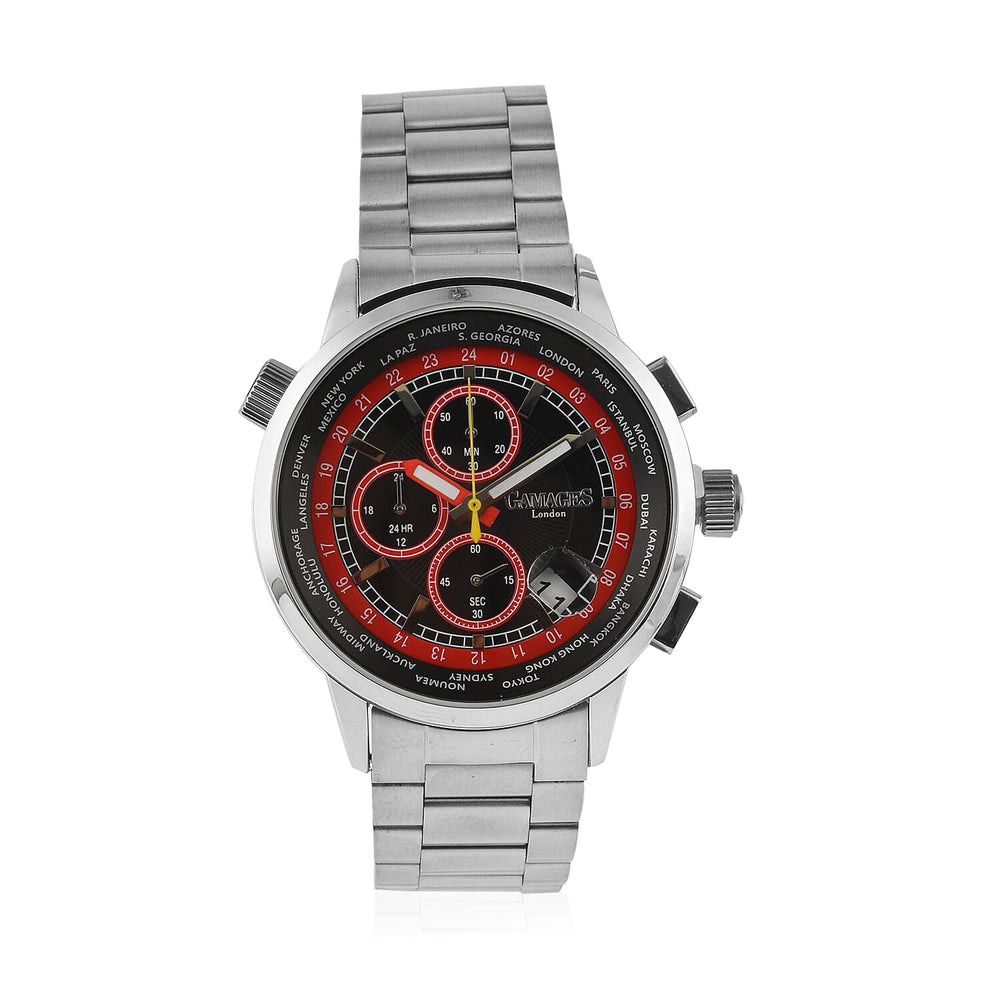 Gamages Of London Limited Edition Lambent Mecha Quartz Watch- Red