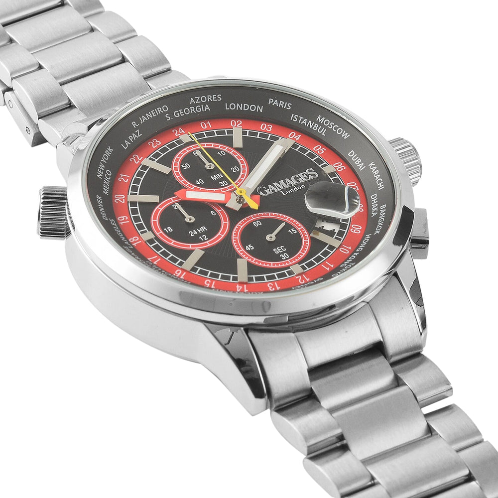 Gamages Of London Limited Edition Lambent Mecha Quartz Watch- Red