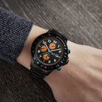 GAMAGES OF LONDON Limited Edition Hand Assembled Alpha Automatic Black IP