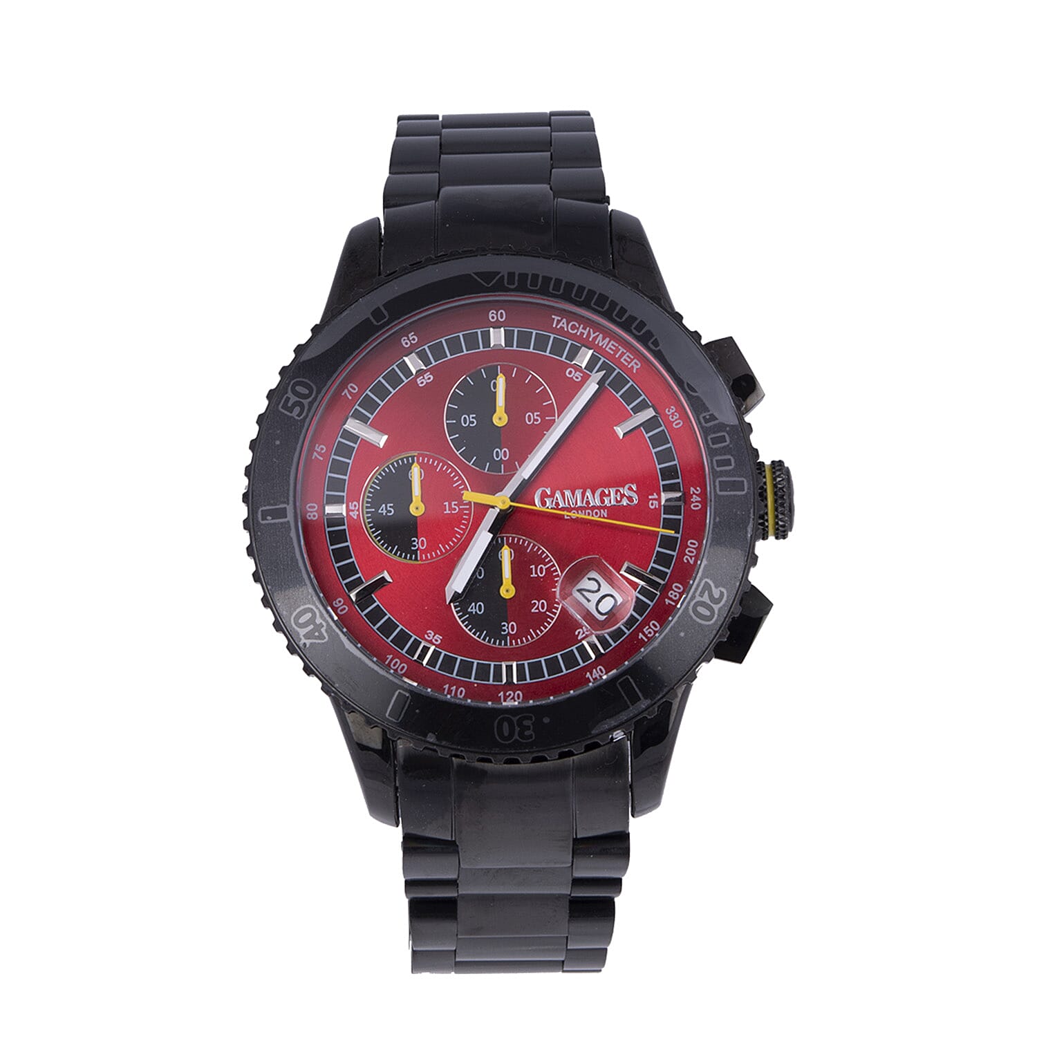 GAMAGES OF LONDON Limited Edition Hand Assembled Conquerer Red Dial Water Resistant Watch