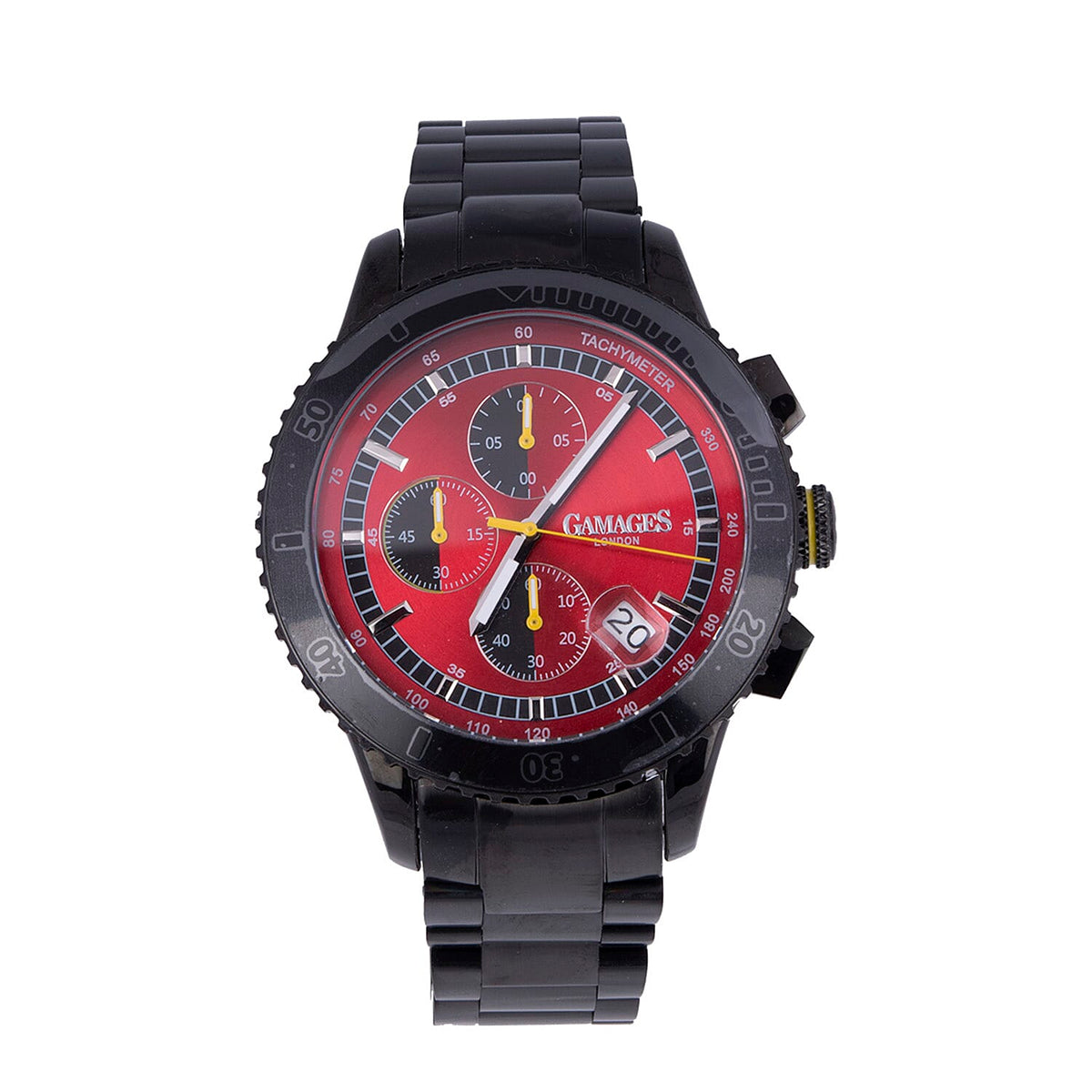 GAMAGES OF LONDON Limited Edition Hand Assembled Conquerer Red Dial Water Resistant Watch