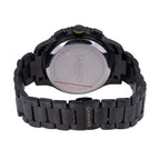 GAMAGES OF LONDON Limited Edition Hand Assembled Conquerer Red Dial Water Resistant Watch in Black Colour Chain Strap