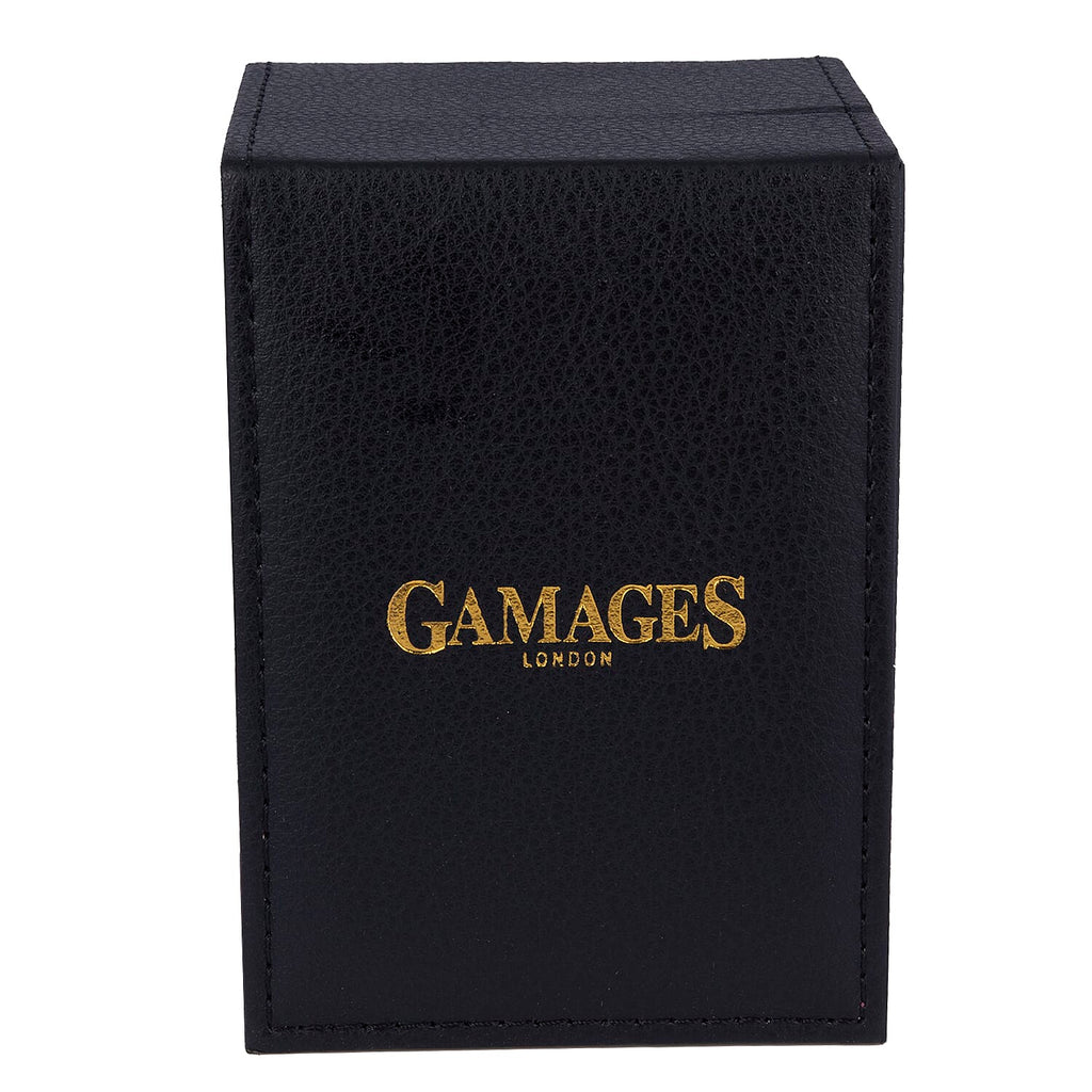 GAMAGES OF LONDON Limited Edition Hand Assembled Conquerer Red Dial Water Resistant Watch in Black Colour Chain Strap