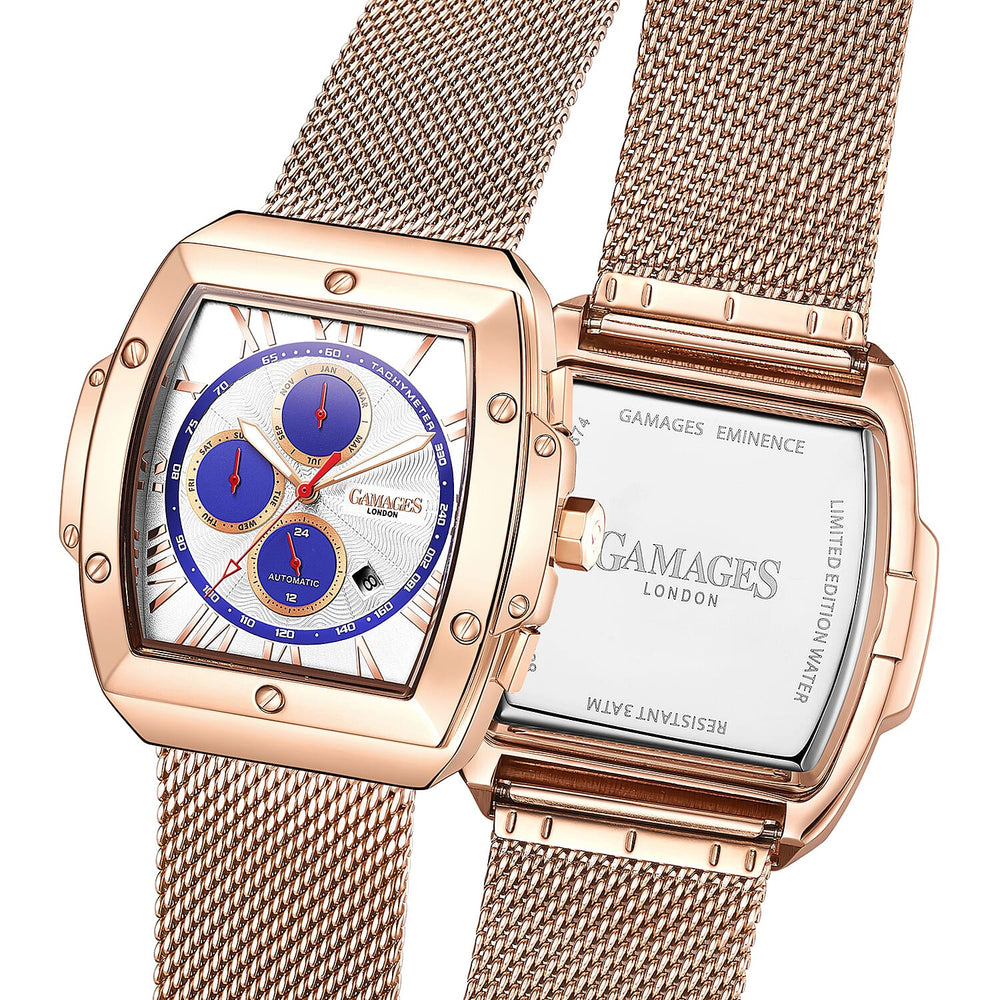 GAMAGES OF LONDON Limited Edition Hand Assembled Eminence Automatic Rose