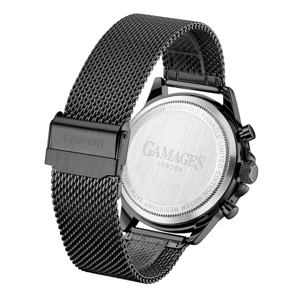 GAMAGES OF LONDON Limited Edition Hand Assembled Pinnacle Automatic Black