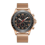 GAMAGES OF LONDON Limited Edition Hand Assembled Pinnacle Automatic Rose Black