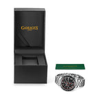 GAMAGES OF LONDON Limited Edition Hand Assembled Race Calendar Automatic Steel