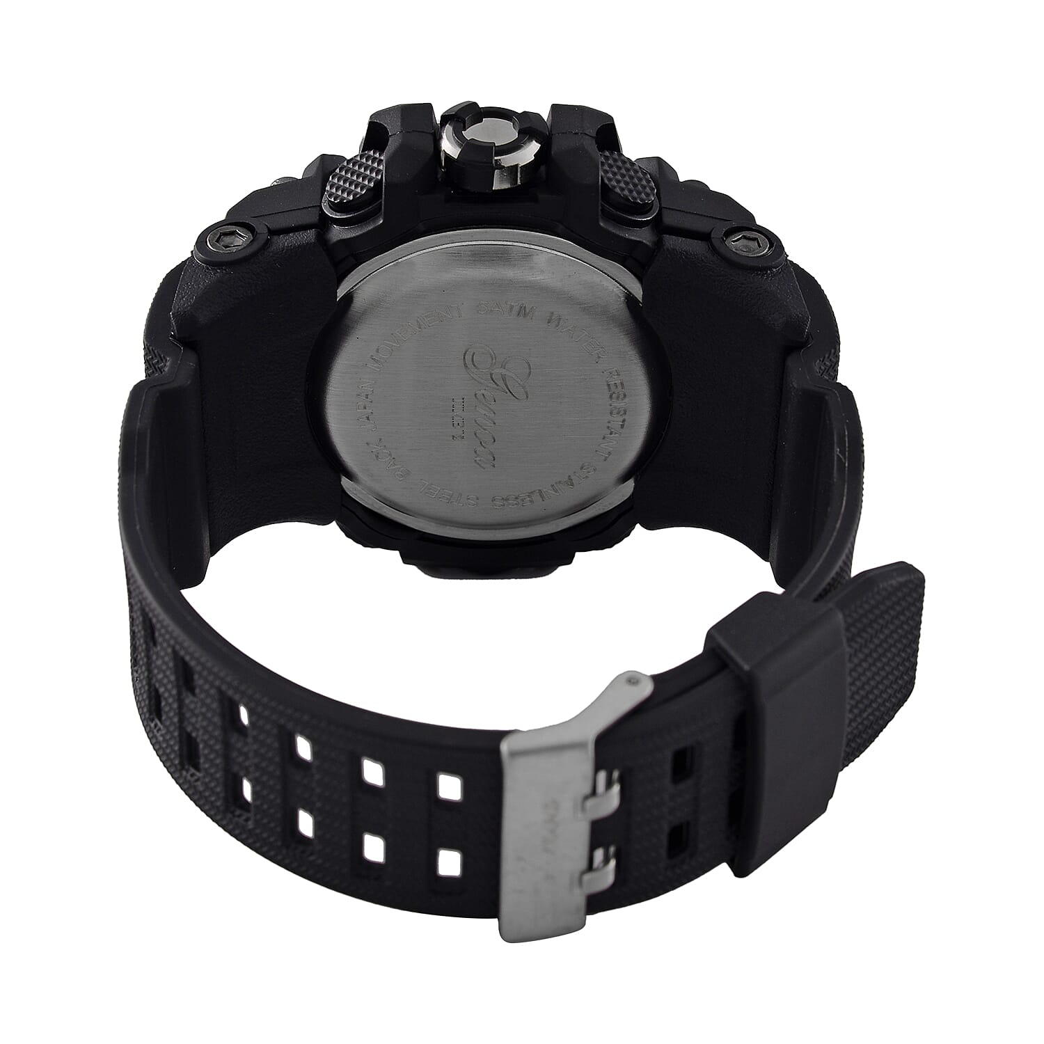 GENOA TIME V2, PC21S Japan movement 5ATM Watch - Black