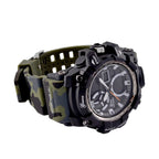 Japanese Mens Watch in Stainless Steel - Camouflage