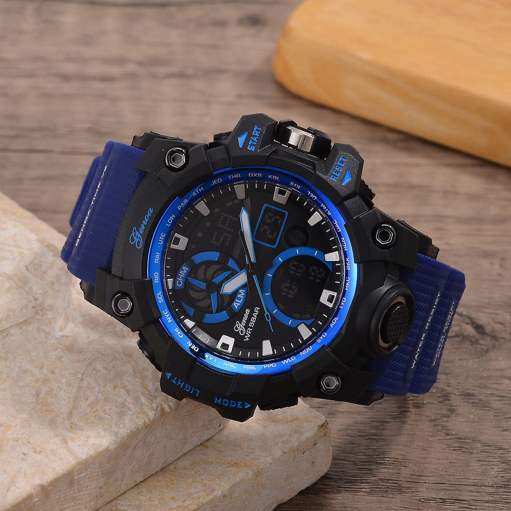 GENOA TIME V2, PC21S Japan movement 5ATM Watch - Blue