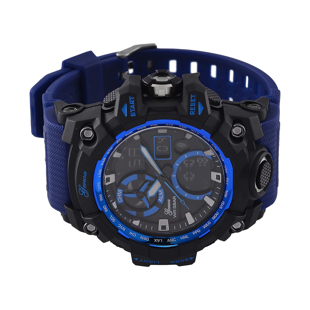 GENOA TIME V2, PC21S Japan movement 5ATM Watch - Blue