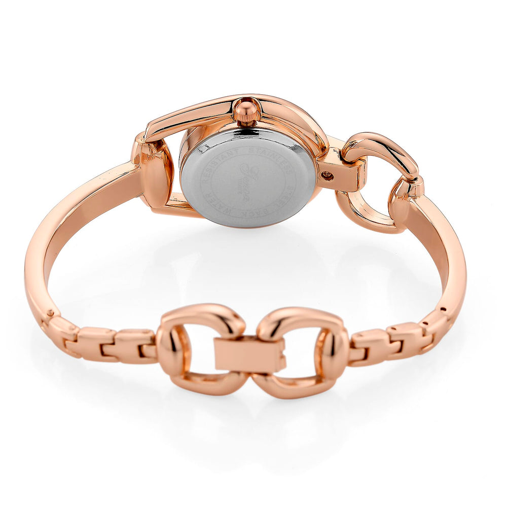 GENOA TIME V2 Sunshine Series Quartz PC21S 3ATM WR Rose Gold Dial & Rose Gold Case Ladies Watch with Rose Gold Strap