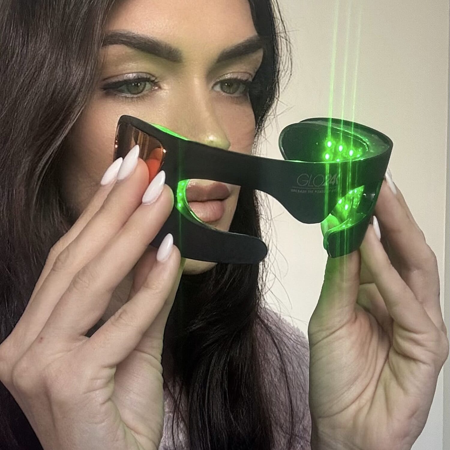 GLO24K Bionic 7 Colour LED Eye Care Mask - Lifetime Warranty