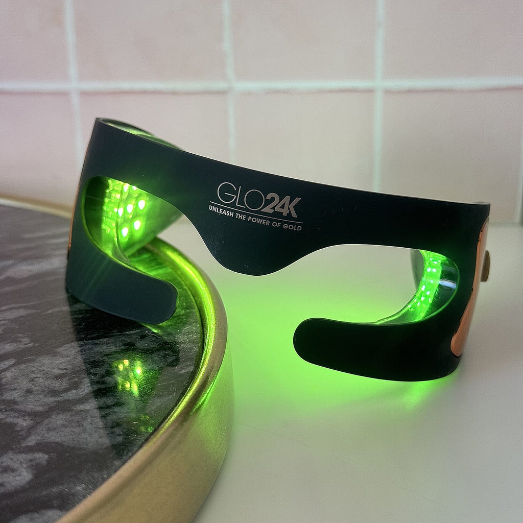 GLO24K Bionic 7 Colour LED Eye Care Mask - Lifetime Warranty