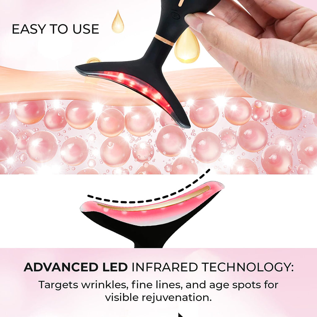 Back By Popular Demand- GLO24K - Skin Rejuvenation Beauty Device for Face and Neck (Free Lifetime Warranty)