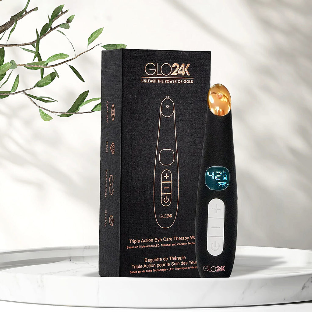 GLO24K - Triple Action Eye Care Therapy Wand with Infrared Technology
