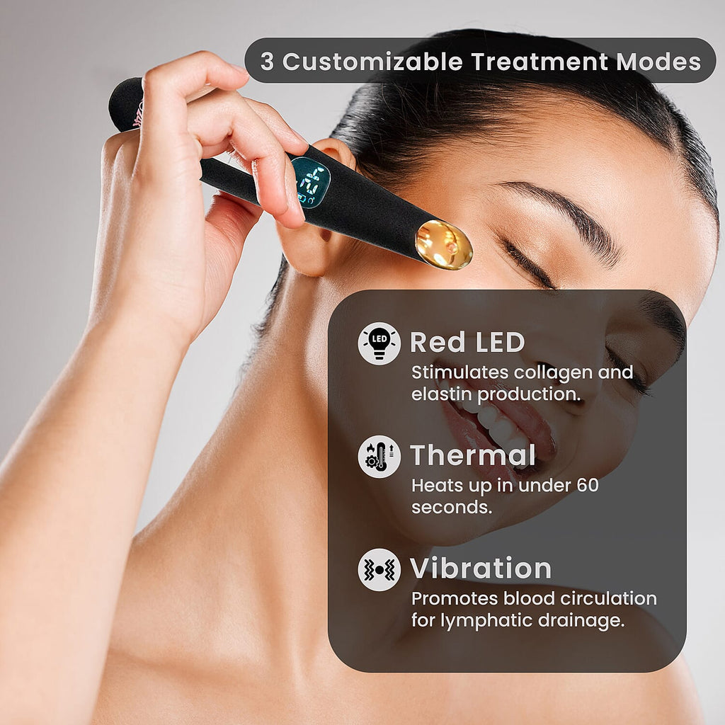 GLO24K - Triple Action Eye Care Therapy Wand with Infrared Technology