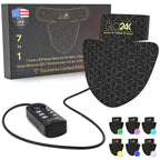 Lowest Ever Price- GLO24k 7 Colour LED Super Mask for the Neck, Chest - Decollete - Lifetime Warranty