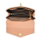 GUANCHI Crossbody Bag with Handle Drop - Off White & Apricot