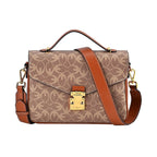 GUANCHI Crossbody Bag with Shoulder Strap - Brown