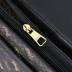Guanchi PVC Patterned Crossbody Bag (Size 25x9x17 cm) - Dark Coffee - Brown