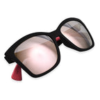 GUESS- Black Wayferer Pink Flash Lenses - Silver